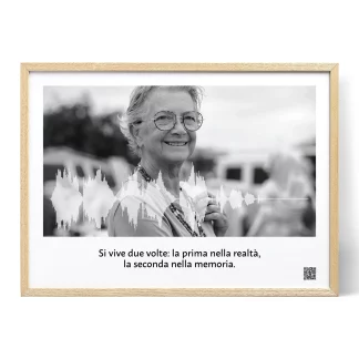 Cornice Commemorativa In Legno Per Perdita Mamma – Portafoto Girevole 360° Con Cuore, Per 2 Foto 10x15cm, Regalo Di Lutto E Ricordo
