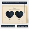 Doppelte Sternenkarte Fuer Mutter — personalisiertes Sternenkarten-Poster - Schweiz