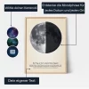 Mond Kunst Letztes Viertel — personalisierter Kunstdruck - Schweiz