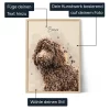 Personalisiertes Hundeportraet — personalisiertes Geschenk für Ihn
