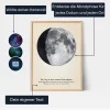 Kunst Des Zunehmenden Dreiviertelmondes — personalisierter Kunstdruck - Schweiz
