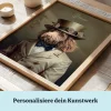 Königliches Hundeporträt
