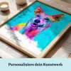 Pop-Art-Hundeporträt