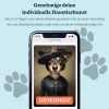 Königliches Hundeporträt
