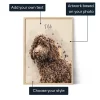 Custom Dog Portrait — gepersonaliseerd huisdierenportret