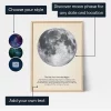 Full Moon Art — personalised moon phase print