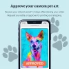 Pop Art Dog Portrait