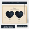 Mapa Estelar Doble Para Madres — regalo personalizado para ella