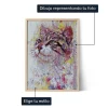 Retrato abstracto personalizado de gato