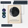 Affiche Personnalisee Lune Decroissante — affiche personnalisée de la phase de lune