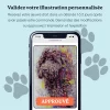 Portrait Abstrait pour Chien Personnalisé