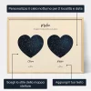 Mappa Stellare Doppia Per La Mamma — regalo personalizzato per lei