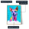 Ritratto pop art con cane