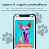Ritratto pop art con cane
