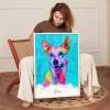 Pop-Art-Hundeporträt