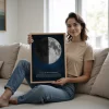 MAIN_FR_Affiche d’Art de la Lune – Premier Quartier