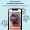 Portret psa w stylu abstrakcyjnym