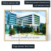 Arbeitsplatzportrait In Aquarell Und Benutzerdefiniert — personalisierter Kunstdruck - Schweiz