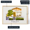 Custom House Illustration — personalized art print