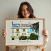 Custom House Illustration — personalised art print