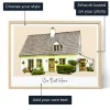 Custom Watercolour House Portrait — personalized art print