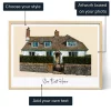 Custom Watercolour House Portrait — personalised art print