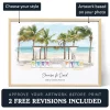 Custom Watercolor Wedding Venue Portrait