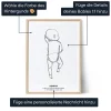 Geburtsposter — personalisiertes Baby- und Familiengeschenk - Schweiz