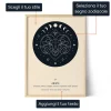 Stampa Dello Zodiaco — stampa personalizzata segno zodiacale