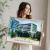 Spersonalizowany portret Twojego biura lub firmy — personalizowany prezent dla niego