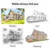 Wo alles begann – Personalisierte Aquarellzeichnung eines Ortes