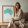 Custom Watercolor Map — personalised art print