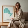 Custom Watercolor Map — personalized art print