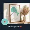 Custom Watercolor Map CA (4)