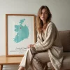 Custom Watercolor Map — personalised art print