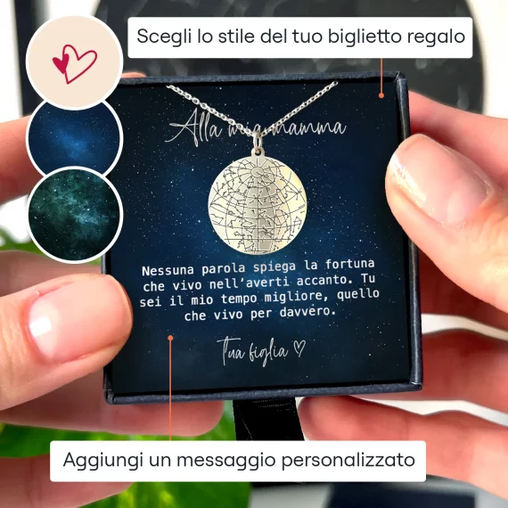 Collana Testo Inciso Collana Personalizzata Con Foto - Ciondolo In