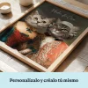 ES_05_Pareja Real – Retrato Personalizado de Gatos