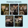 FR_02_Couple Royal – Portrait Personnalisé de Chats