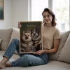 MAIN_FR_Couple Royal – Portrait Personnalisé d'animaux de compagnie
