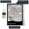CA_01_Paris Marathon Map Poster