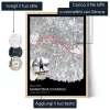 IT_01_Poster con la Mappa della Maratona di Parig