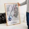 Custom Marathon Map Print — personalized art print