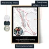 PL_01_Mapa Trasy Rowerowej – plakat personalizowany