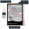 PL_01_Paryż Maraton – plakat personalizowany