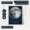 Fase Lunare Nel Giorno Di Nascita — stampa personalizzata della fase lunare