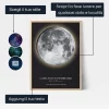 Poster Della Luna Personalizzato — stampa personalizzata della fase lunare