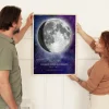Unser Mond — personalisierter Kunstdruck - Schweiz