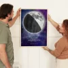 Notre lune — affiche artistique personnalisée