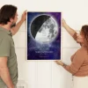 Nasz Księżyc — personalizowany plakat fazy księżyca