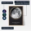 Plakat Ksiezyc — personalizowany plakat fazy księżyca